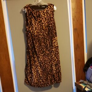 Ralph Lauren Brown Sleeveless Sheath Midi Dress for Night Out